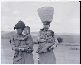 "Transkei, 1952. Xhosa women with babies."