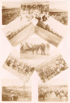Circa 1900. Anglo-Boer War. Collage of 10 Boer War photographs.
