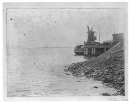 Durban, circa 1901. Entrance to Durban Harbour. (Durban Harbour album of CBP Lewis)