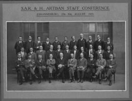 Johannesburg, 27 to 30 August 1923. SAR&H Artisan Staff Conference.