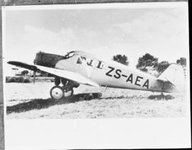 Junkers F13 ZS-AEA.  Note this is a "doctored" photo as the titles "Union Airways ...