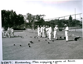 "Kimberley, 1956. Bowling green"