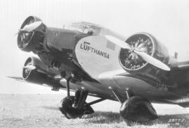 
Lufthansa Junkers Ju-52 with name scratched out on original, probably D-3050 'Kurt Wintgens'.
