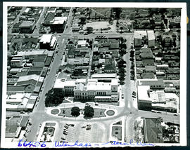 "Uitenhage, 1957. Aerial view of town centre."
