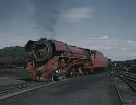 Pretoria, 1989. SAR Class 26 No 3450 'Red Devil' at Capital Park.