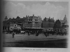 Johannesburg, 1896. A corner in Market Square. (Booklet on Early Johannesburg)