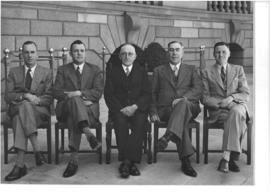 Johannesburg, 1946. Board of Governors at the Railway Training College Esselen Park.