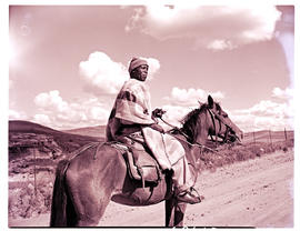 "Bethlehem district, 1960. Basuto horseman."