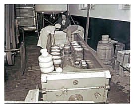 "Aliwal North, 1938. Cheese making."
