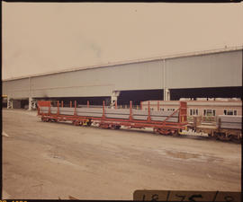 Witbank, 1981. SAR type SF-1 double steel wagon. [Ria Liebenberg]