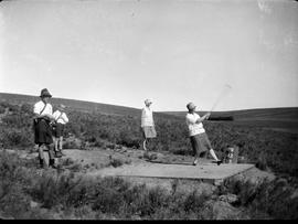 Caledon, 1927. Golfing.