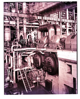 "Vereeniging, 1950. Klip River power station, generator house."