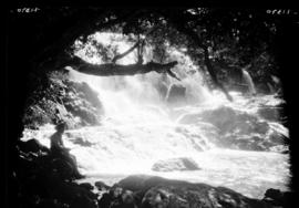 Louis Trichardt, 1932. The top fall of Pepiti Falls.