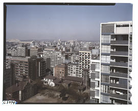 Johannesburg, 1962. View of city from Hillbrow.