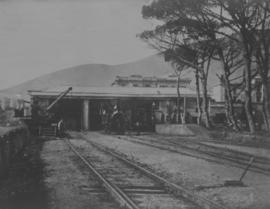 Cape Town, 1872. Railway station.