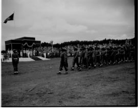 Swaziland, 25 March 1947.  Parade.