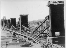 Bethulie. Bridge over Orange River damaged during Anglo-Boer War.