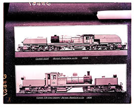 SAR Class GB (2nd order) No 2162 (lower) and SAR Class GEA No 4002 (upper), all built by Beyer Pe...