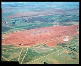 Bapsfontein, November 1980. Aerial view of construction at Sentrarand. [Jan Hoek]