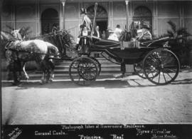 Lourenco Marques, Mozambique, July 1907. The Governor's Residence during the Royal tour by the Cr...