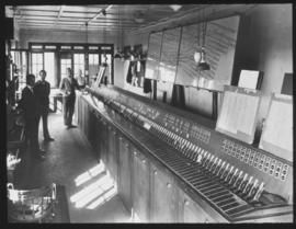 Cape Town. Railway station signal cabin.