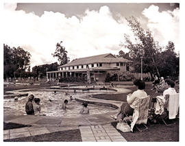 "Aliwal North, 1963. Outdoor pools at hot spring resort."