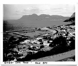 Cape Town, 1956. View over Kalk Bay harbour.