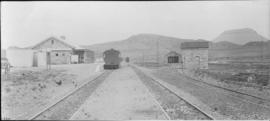 Colesberg Junction, 1895. Train in station. [EH Short]