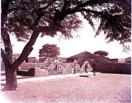 "Pretoria district, 1965. Ndebele village."