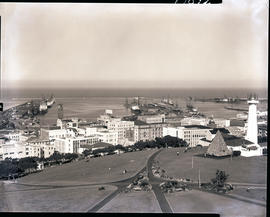 Port Elizabeth, 1967. General view of Port Elizabeth harbour.