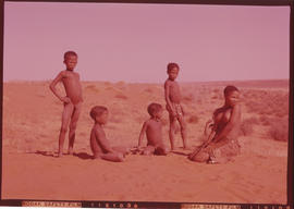 Kalahari. Bushman children.