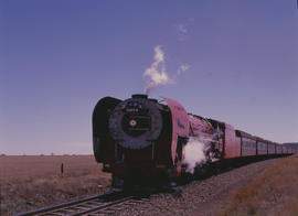 Bloemfontein district, 1989. SAR Class 26 No 3450 'Red Devil'. [D Dannhauser]