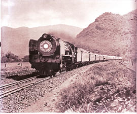 "1951. SAR Class 15F with Blue Train on double track."