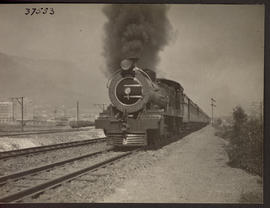Cape Town, 1926. SAR Class 15A "The Limited" leaving.