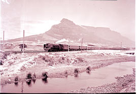"Cape Town, 1946. SAR Class 15F with Blue Train."