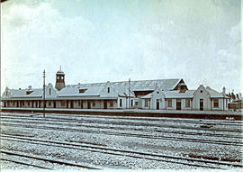 Johannesburg, 1915. Full front elevation of Braamfontein railway station. SEE P0499