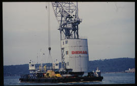 Durban, 1985. Floating crane in Durban Harbour. [CF Gunter]