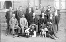 Keetmanshoop, South-West Africa, 18 July 1916. District Superintendent office staff.