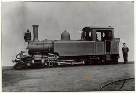 Port Elizabeth. One of two narrow gauge locomotives built by WG Bagnall & Co in 1908 for use ...