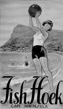 Fish Hoek, 1935. Publicity poster.