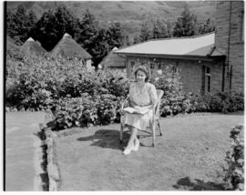 Royal Natal National Park, Drakensberg, 14 to 16 March 1947. Princess Elizabeth in Royal Natal Na...