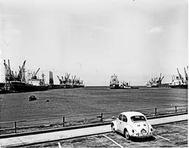 Port Elizabeth, 1970. View over harbour.