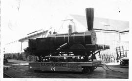Durban, 1944. Rebuilt locomotive 'Natal' - the first to run in SA.