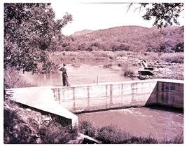 "Kaapmuiden, 1954. Water from Crocodile River diverted to hydropower station."