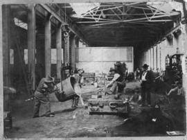 Pretoria, 1903. Iron foundry workshop.