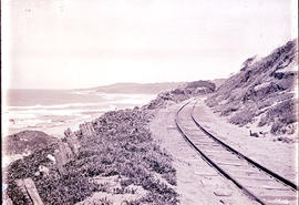 Port Shepstone district. Railway line along the seashore.