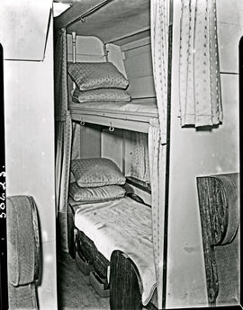 
Interior of converted Avro York. Sleeper bunk.
