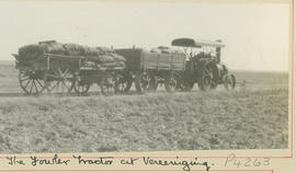 Vereeniging. SAR Fowler tractor with load.