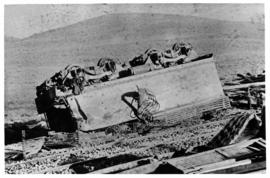 Hex River Pass, 10 September 1914. Train accident in which eight troops were killed and 96 injured..