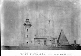 Port Elizabeth, 1948. Donkin Reserve lighthouse.
